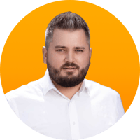 Andrzej w kołeczku Andrzej w kołeczku